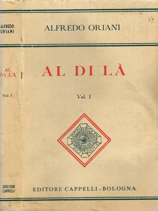 Al di là - Alfredo Oriani - copertina