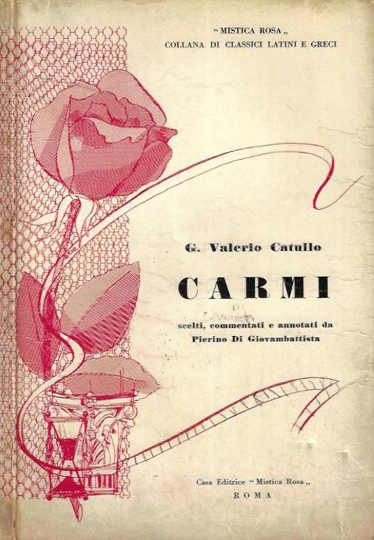 Carmi - G. Valerio Catullo - copertina