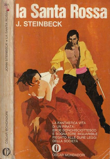 La santa rossa - John Steinbeck - copertina
