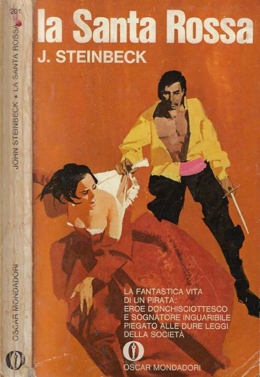 La santa rossa - John Steinbeck - copertina