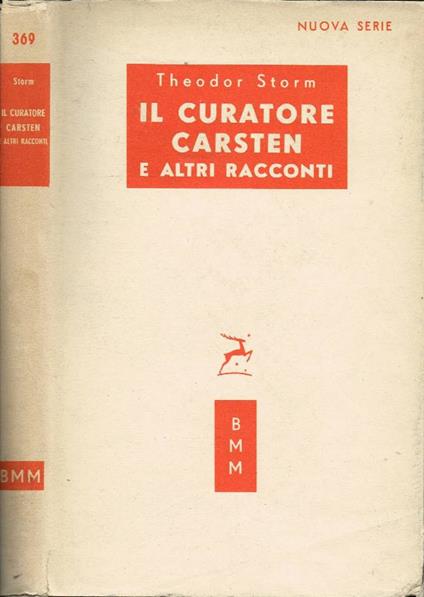 Il curatore Carsten - Theodor Storm - copertina