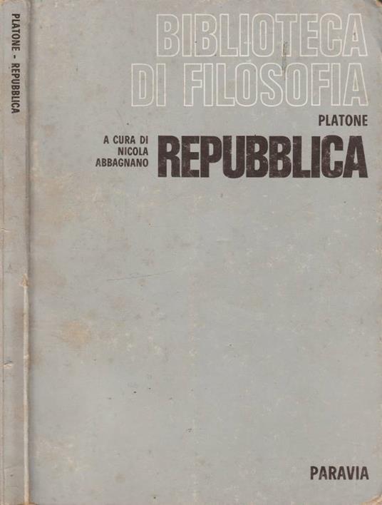 Repubblica - Platone - copertina