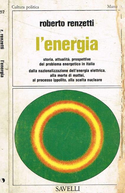 L' energia - Roberto Renzetti - copertina
