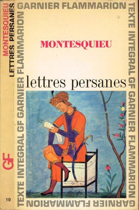 Lettres persanes - Charles L. de Montesquieu - copertina