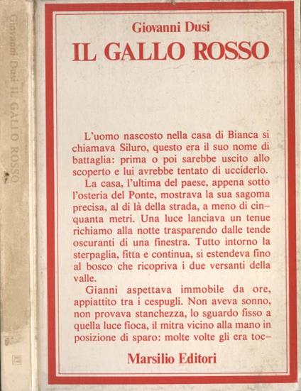 Il gallo rosso - Giovanni Dusi - copertina