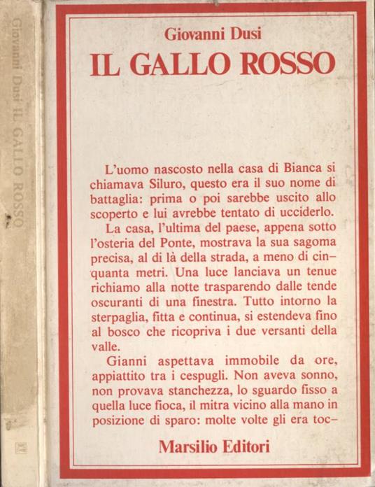 Il gallo rosso - Giovanni Dusi - copertina
