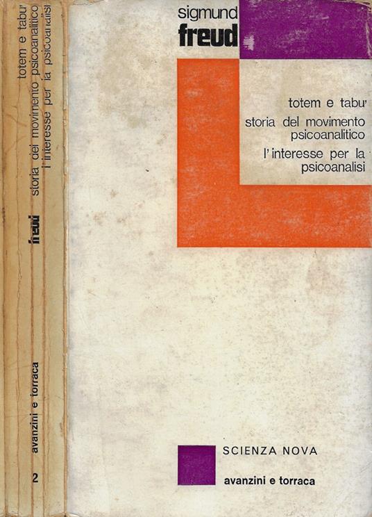 Totem e tabù - Storia del movimento psicoanalitico - L'interesse per la psicoanalisi - Sigmund Freud - copertina