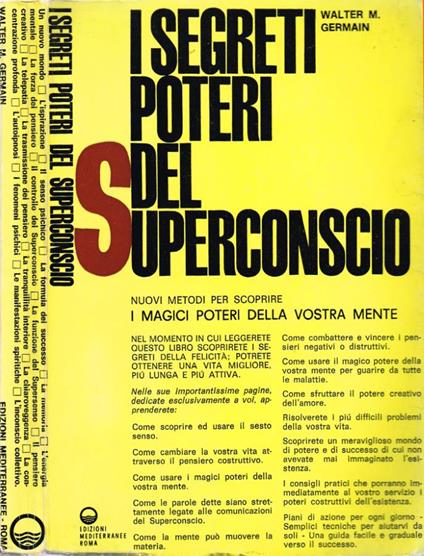 I segreti poteri del superconscio - Walter M. Germain - copertina