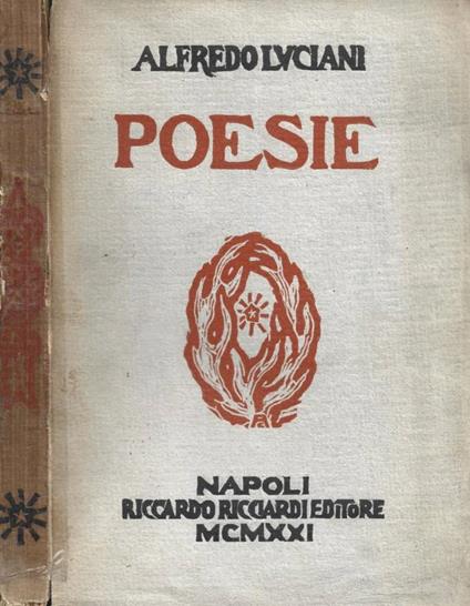 Poesie - Alfredo Luciani - copertina