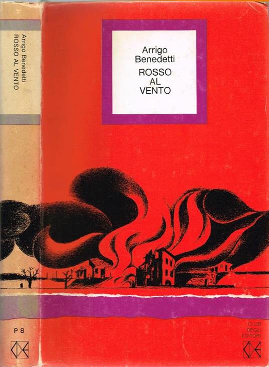 Rosso al vento - Arrigo Benedetti - copertina