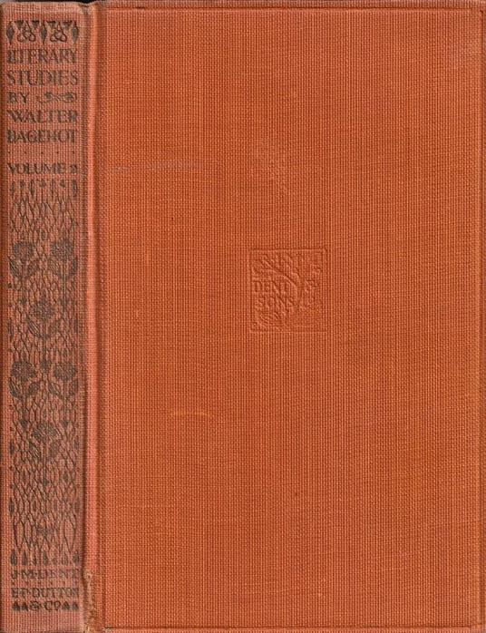 Literary studies, volume II - Walter Bagehot - copertina