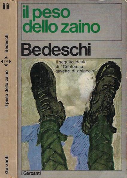 Il peso dello zaino - Giulio Bedeschi - copertina