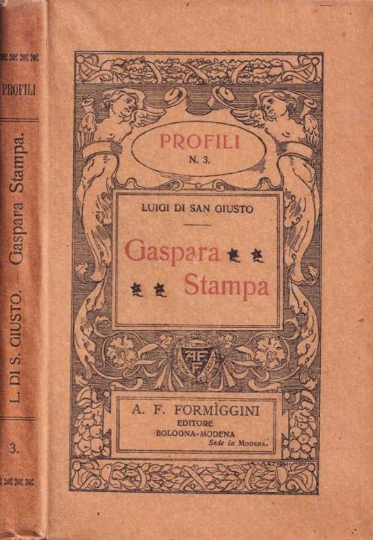 Gaspara Stampa - Luigi di San Giusto - copertina