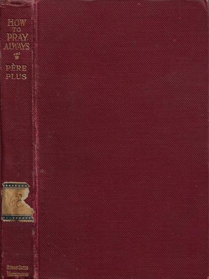 How to Pray Always - Raoul Plus - copertina