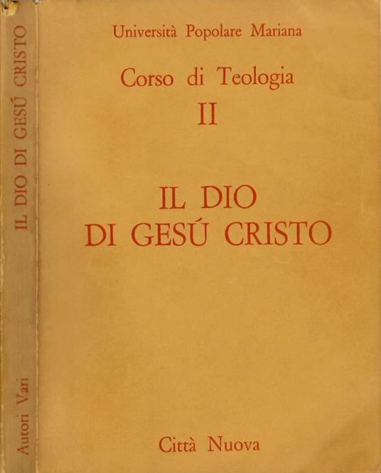 Il Dio di Gesù Cristo - copertina