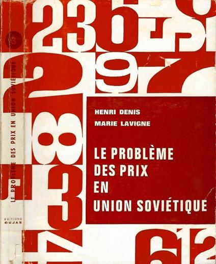 Le problème des prix en Union Soviétique - copertina