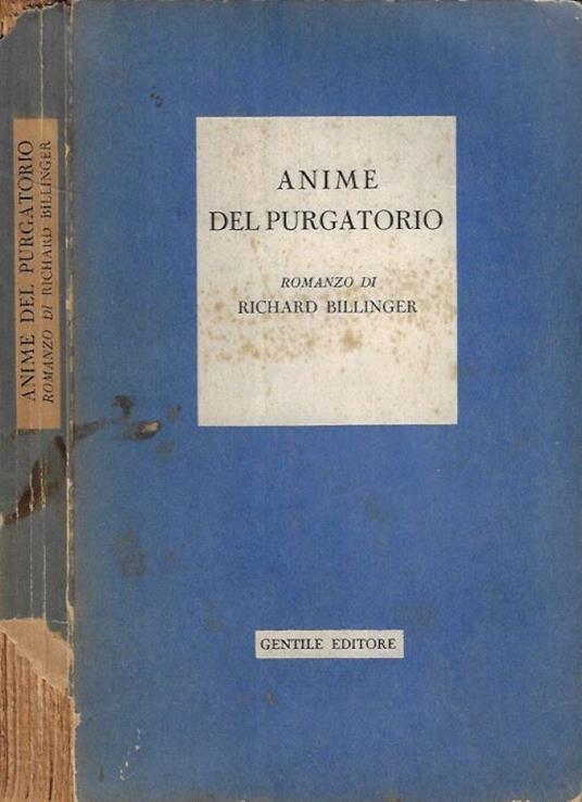 Anime del purgatorio - Richard Billinger - copertina