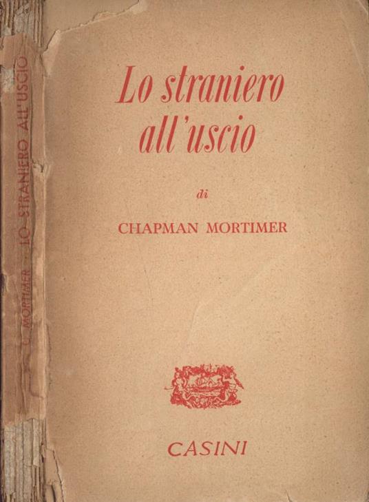 Lo straniero all' uscio - copertina