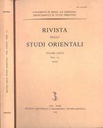 Rivista degli studi orientali Volume LXXVII Fasc. 1 - 4