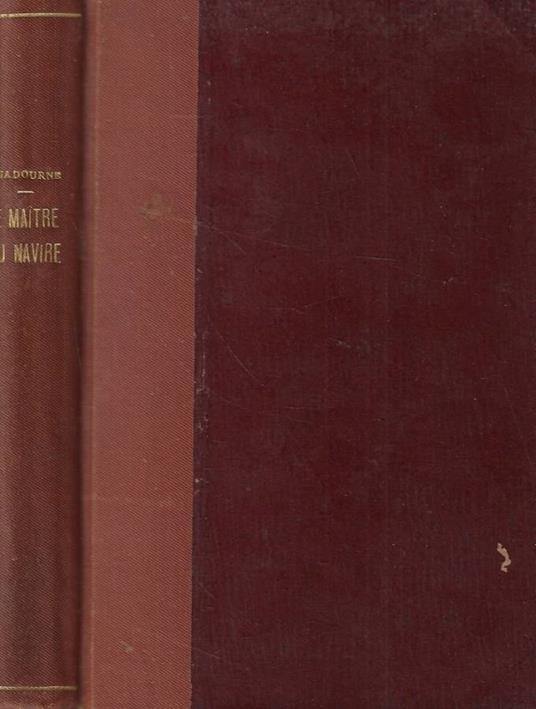 La Maitre di Navire - Louis Chadourne - copertina