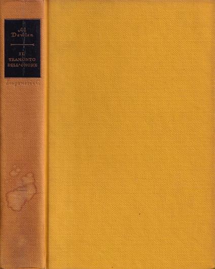 Il tramonto dell'onore - Al Dewlen - copertina