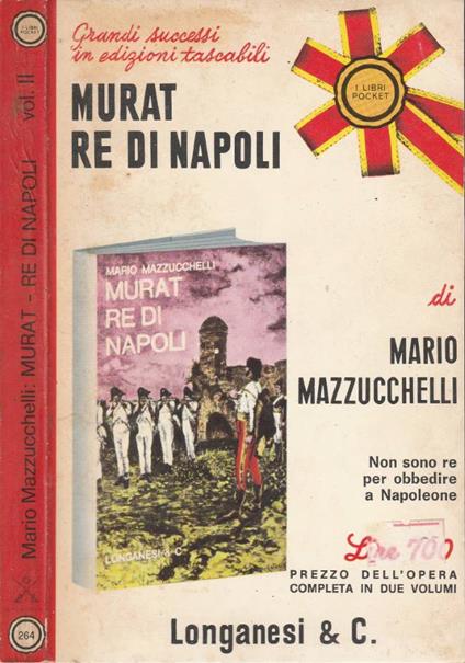 Murat re di Napoli vol II - Mario Mazzucchelli - copertina