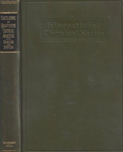 Calculation of Quantitative Chemical Analysis - copertina