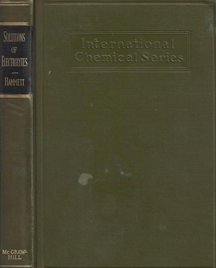 Solutions of Electrolytes with Particular Application to Qualitative Analysis - copertina