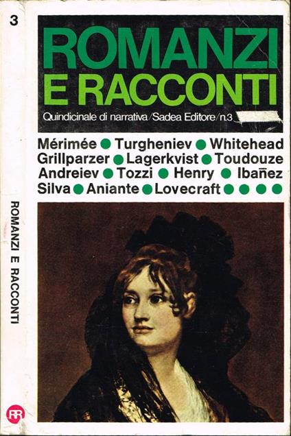 Romanzi e racconti - copertina
