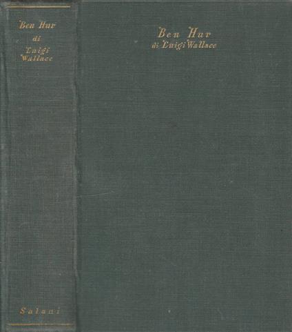 Ben Hur - Luigi Wallace - copertina