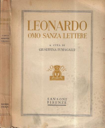 Leonardo omo senza lettere - copertina