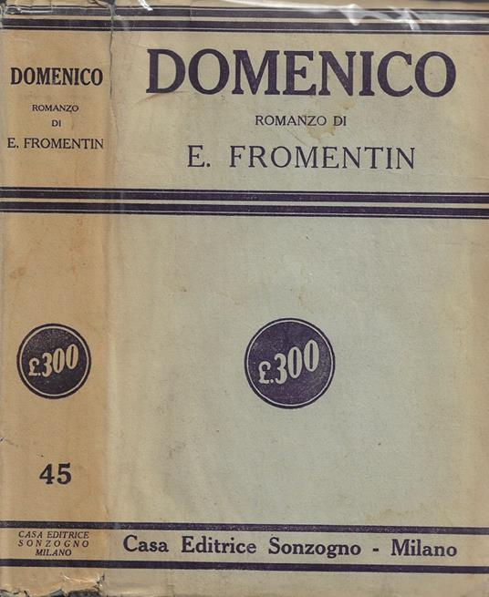 Domenico - Eugéne Fromentin - copertina