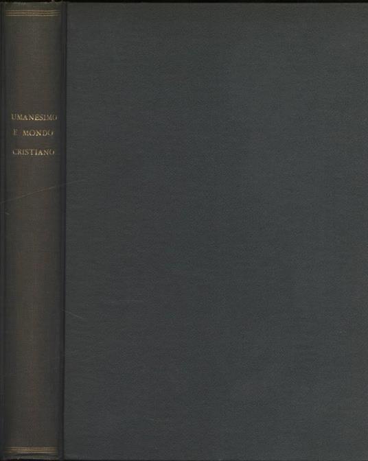 Umanesimo e mondo cristiano - copertina