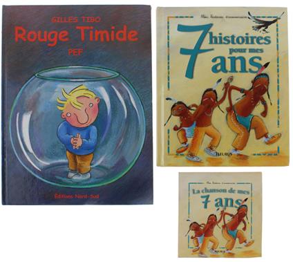 Rouge Timide + Histoires Pour Mes 7 Ans Avec Cd [Offre De 2 Volumes Ensemble] - copertina