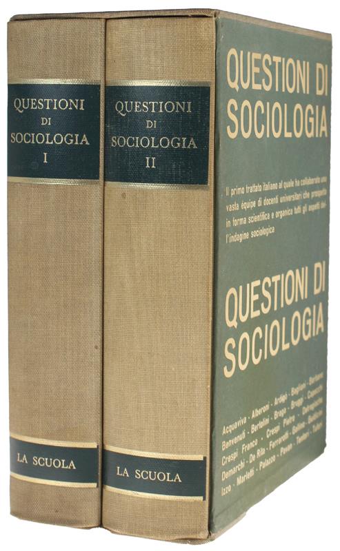 Questioni Di Sociologia - copertina