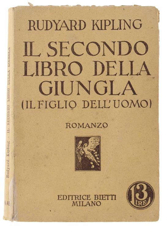 Il Secondo Libro Della Jungla (Il Figlio Dell'Uomo) - Rudyard Kipling - copertina