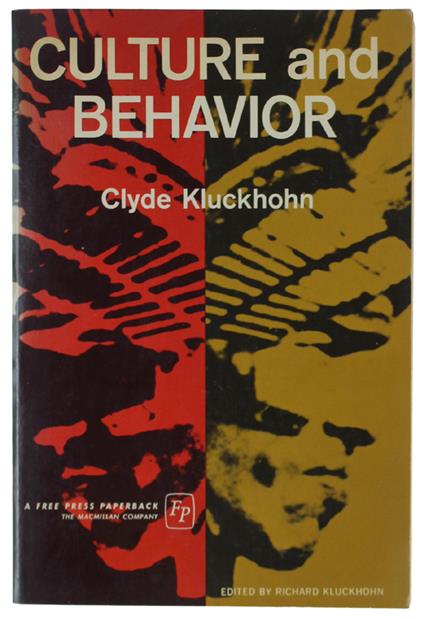 Culture And Behavior - Clyde Kluckhohn - copertina