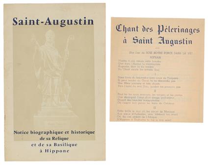 Saint-Augustin. Notice Biographique Et Historique De Sa Reliquie Et De Sa Basilique À Hippone - copertina