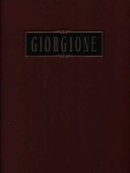 Giorgione - copertina