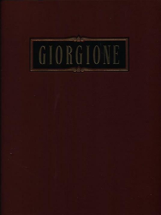 Giorgione - copertina