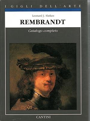 REMBRANDT. Catalogo completo dei dipinti - copertina
