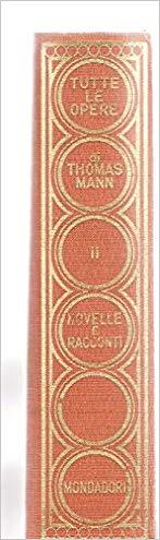 Novelle E Racconti - Thomas Mann - copertina