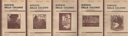 Rivista Delle Colonie Anno X 13 Volumi Completa- Bollati- - Ambrogio Bollati - copertina