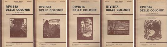 Rivista Delle Colonie Anno X 13 Volumi Completa- Bollati- - Ambrogio Bollati - copertina