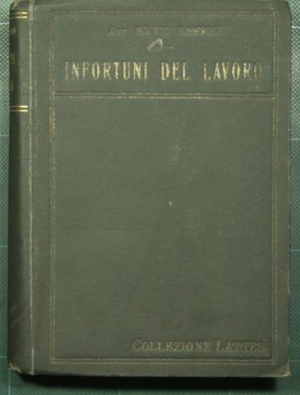 Infortuni del lavoro - copertina