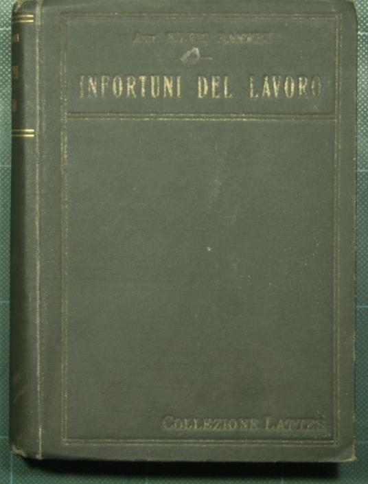 Infortuni del lavoro - copertina