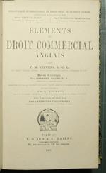 Elements du droit commercial anglais