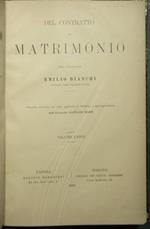 Del contratto di  matrimonio