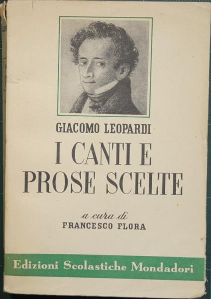 I Canti - Giacomo Leopardi - copertina