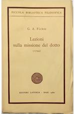Lezioni sulla missione del dotto (1794)